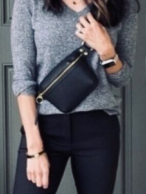 Universal Thread Black Belt Bag Crossbody